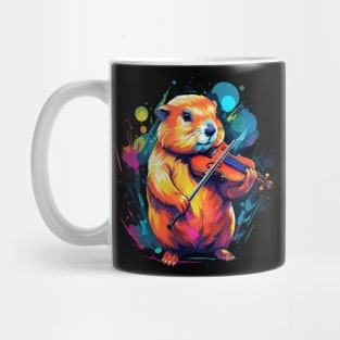 Prairie Dog Playing Violin Mug